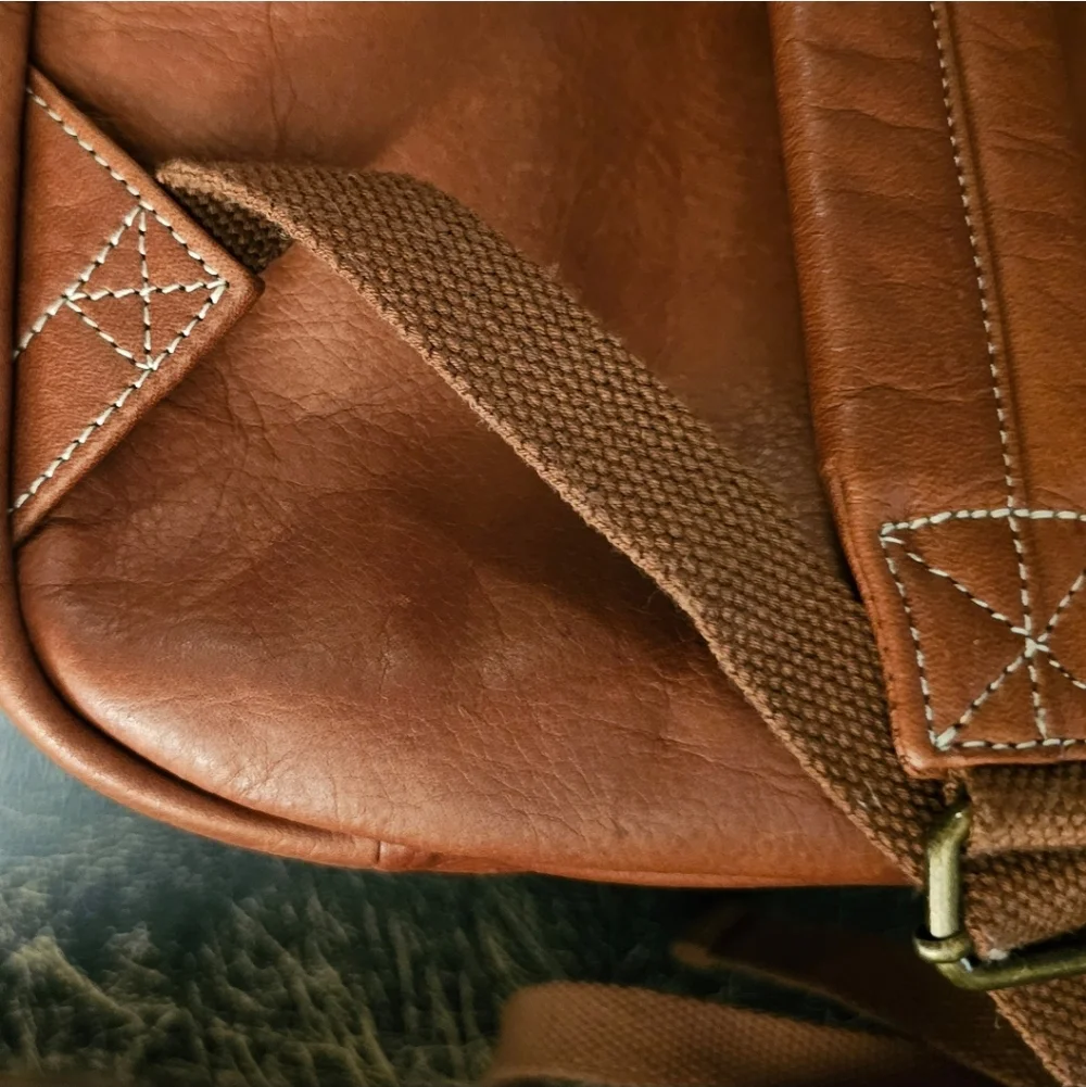 Margot Large Leather Unisex Backpack (Rare)